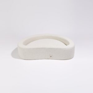 Cuddly Bean peti - Bouclé kangas, Luonnonvalkoinen / S