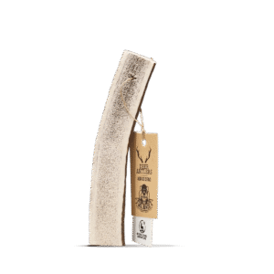 Peuran halkaistu sarvi – luonnollinen puruluu koirille, M (51-80g)